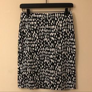 Clearance Ann Taylor Black & white Skirt